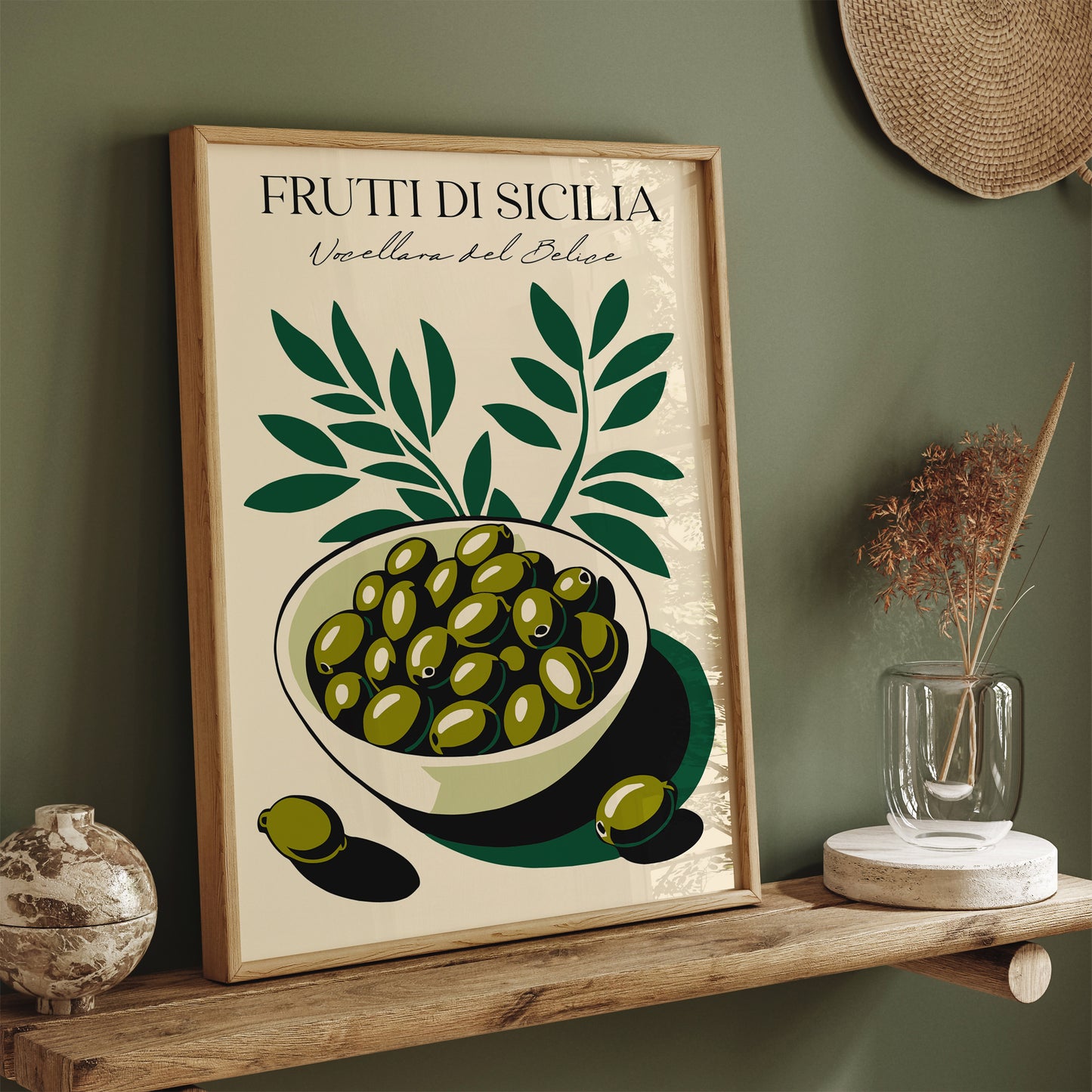 Nocellara del Belice Olives Art Print