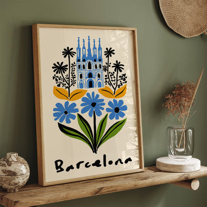 Barcelona Travel Poster
