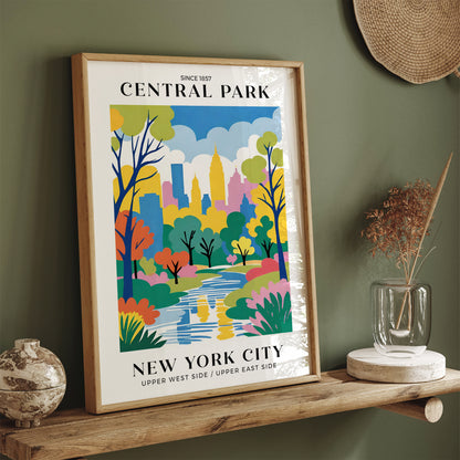 Central Park NYC Travel Art Print