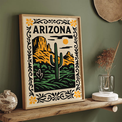 Arizona Travel Wall Art Print