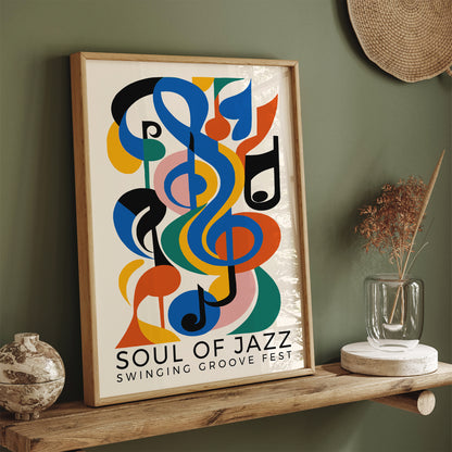 Soul of Jazz Swining Music Poster 2025