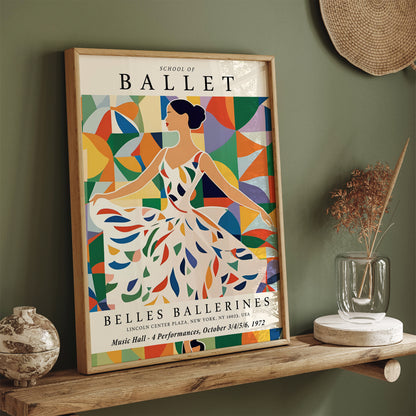 School of Ballet Poster Kids Room Decor