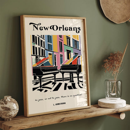 To Jazz or not to Jazz New Orleans Poster
