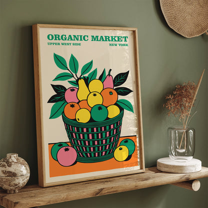 New York City Fruit Market Poster