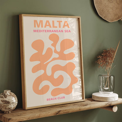 Malta Beach Club Poster