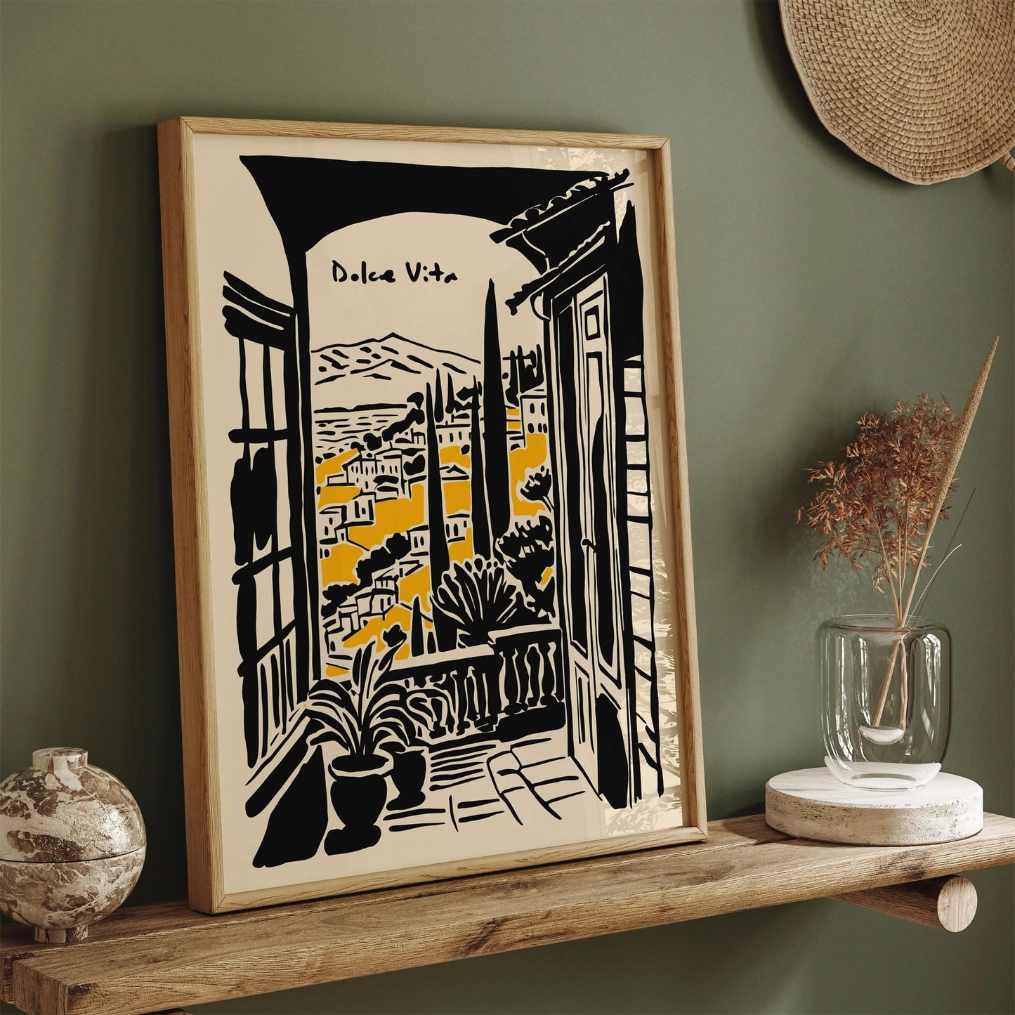 Dolce Vita Italian Scenic Art Print 2025