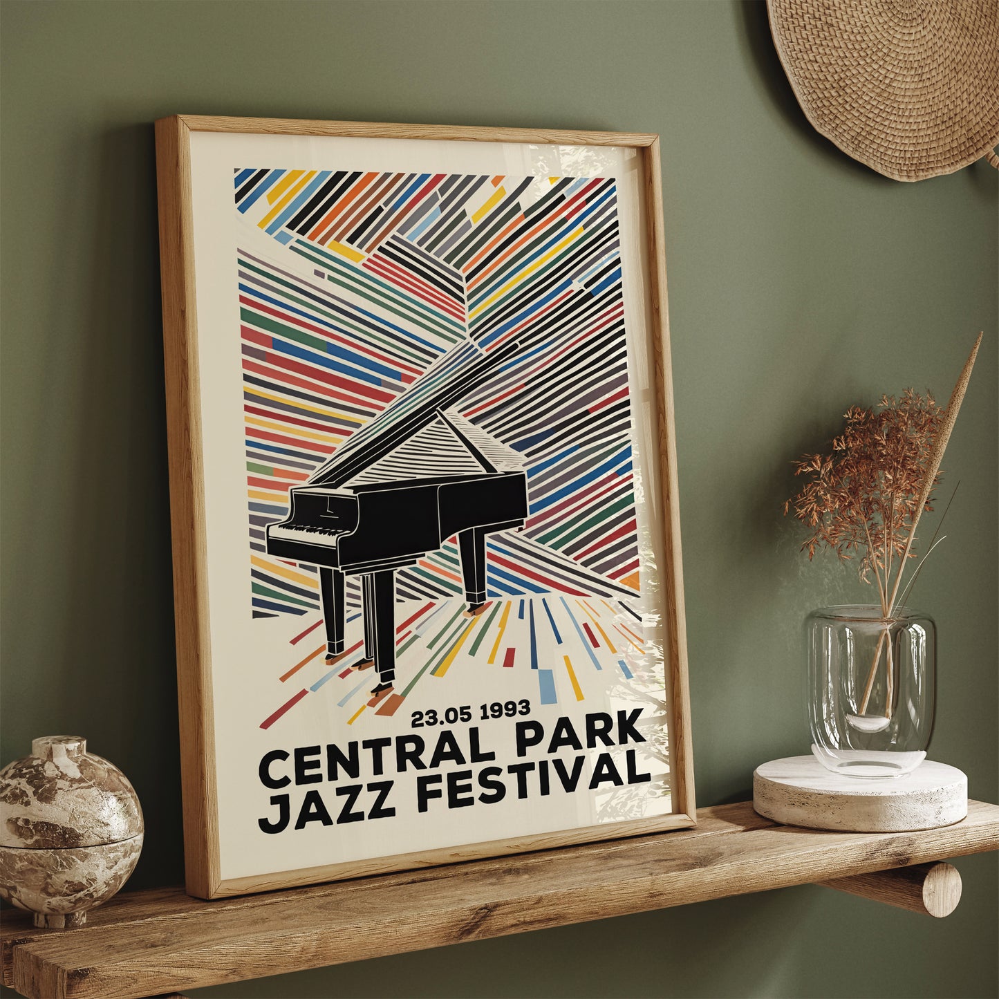 Central Park Jazz Festival 1993 Poster