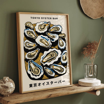 Tokyo Oyster Bar Japanese Poster