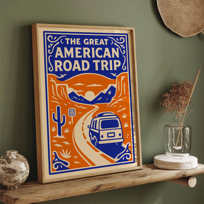 The Great American Road Trip Poster