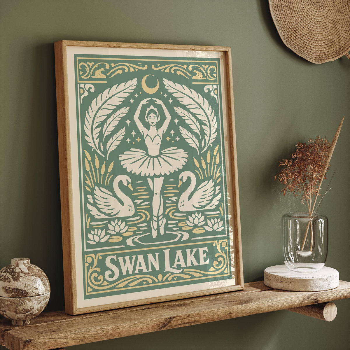 Swan Lake Ballet Poster