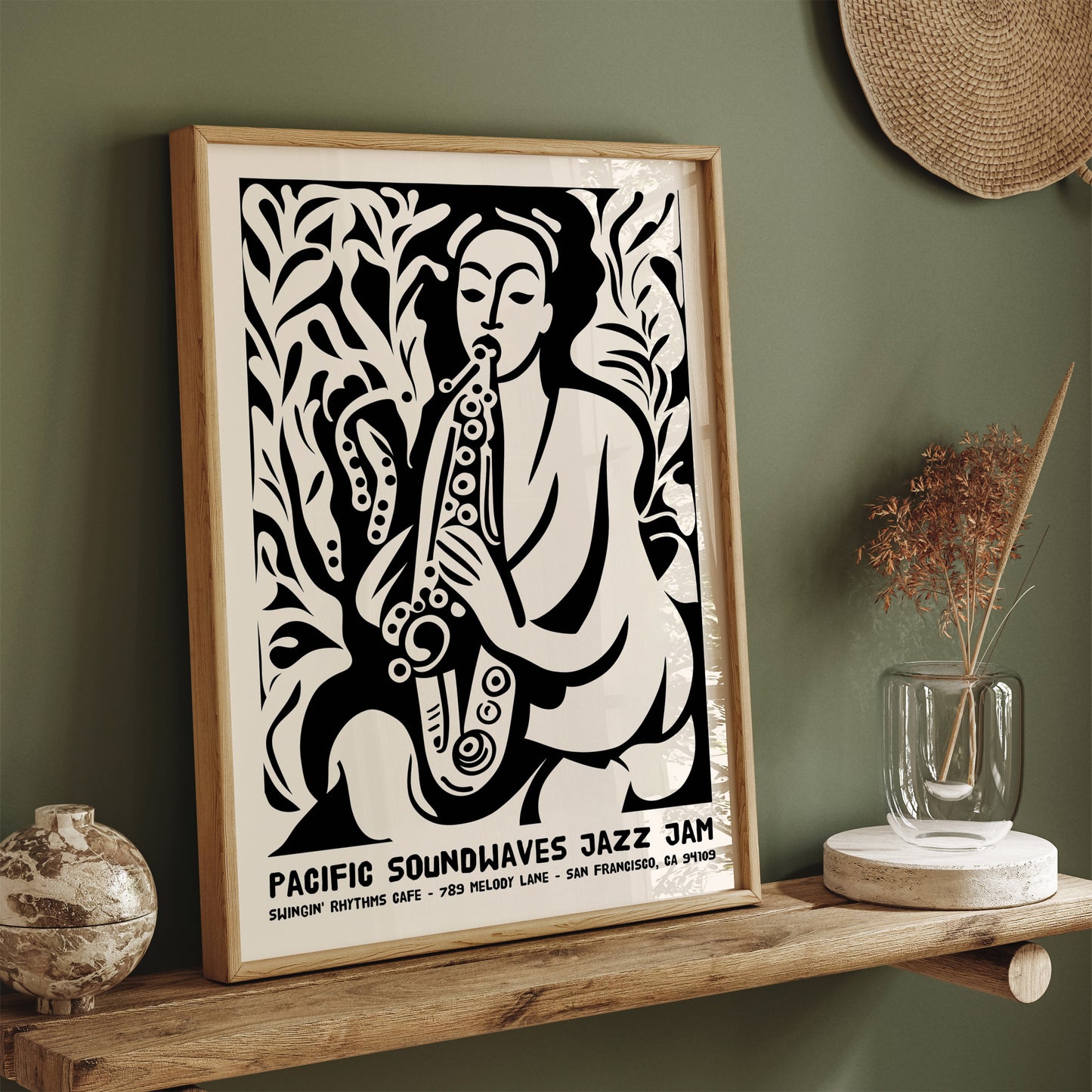 Pacific Jazz Jam Music Festival in California Poster