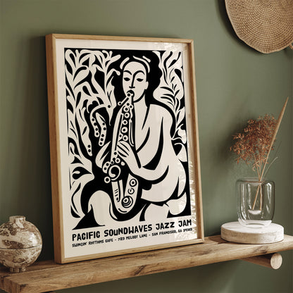 Pacific Jazz Jam Music Festival in California Poster