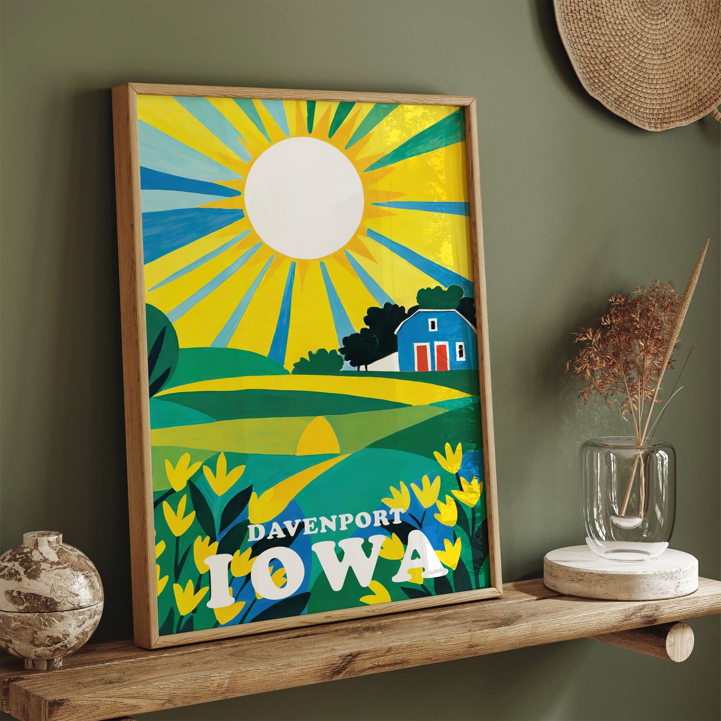 Iowa's Hidden Gems Art Poster