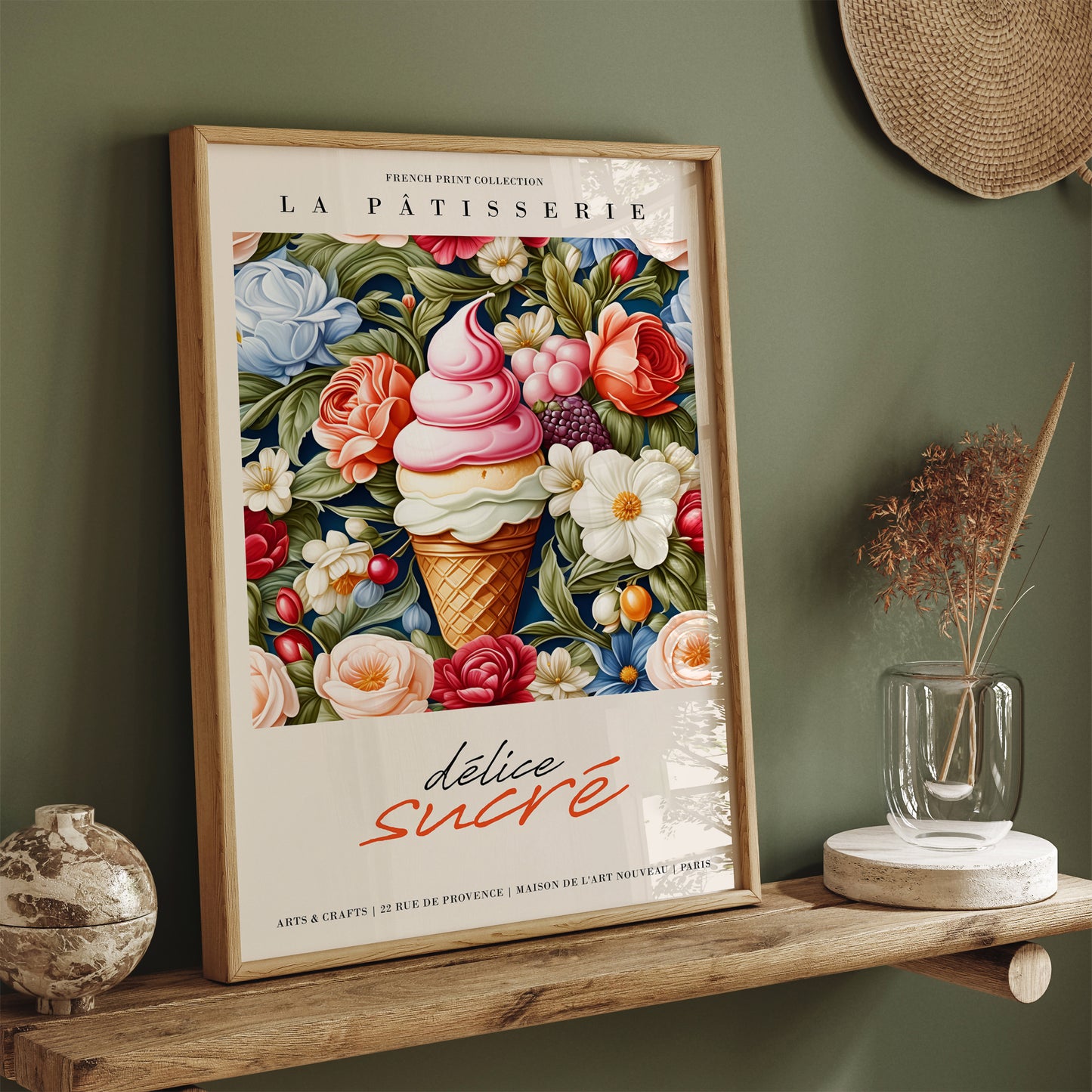 Patisserie Treasures French Bakery Wall Art