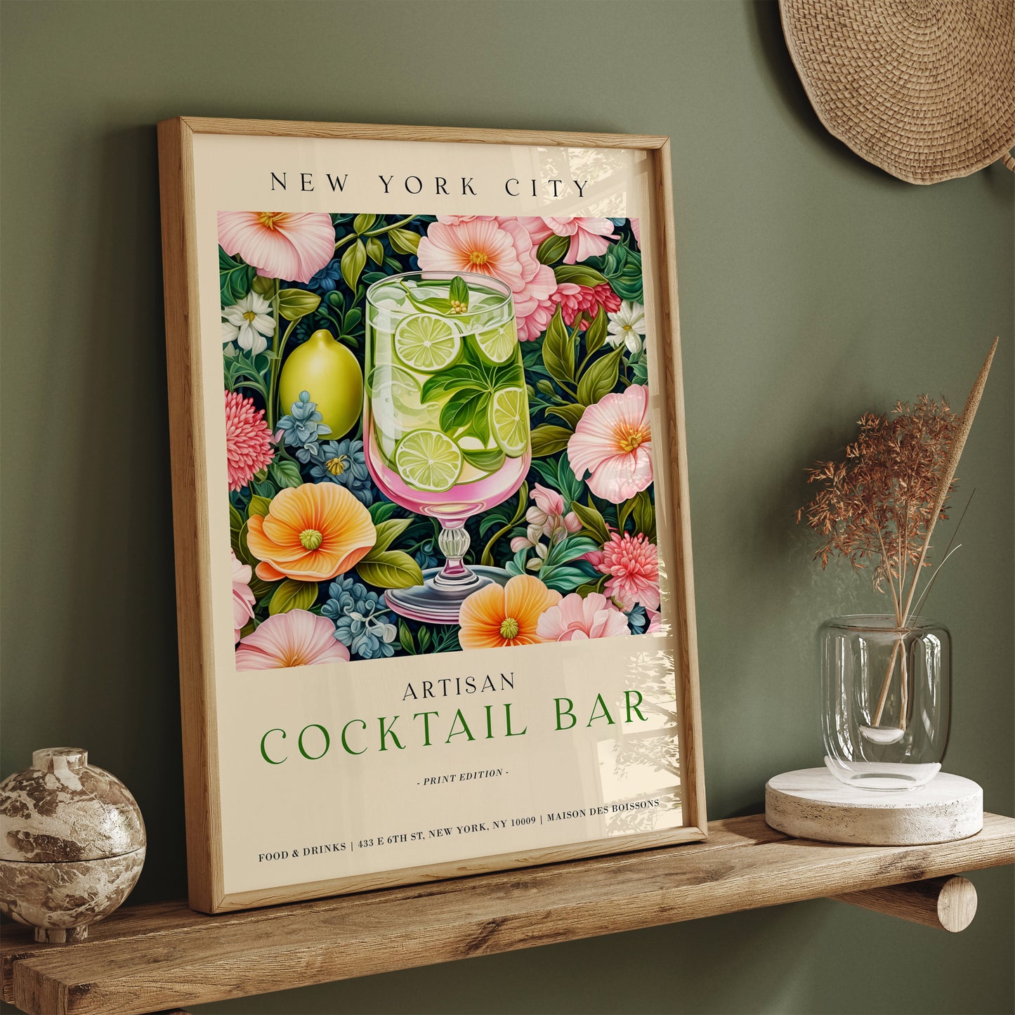 Coctail Bar Luxury  Kitchen Wall Art