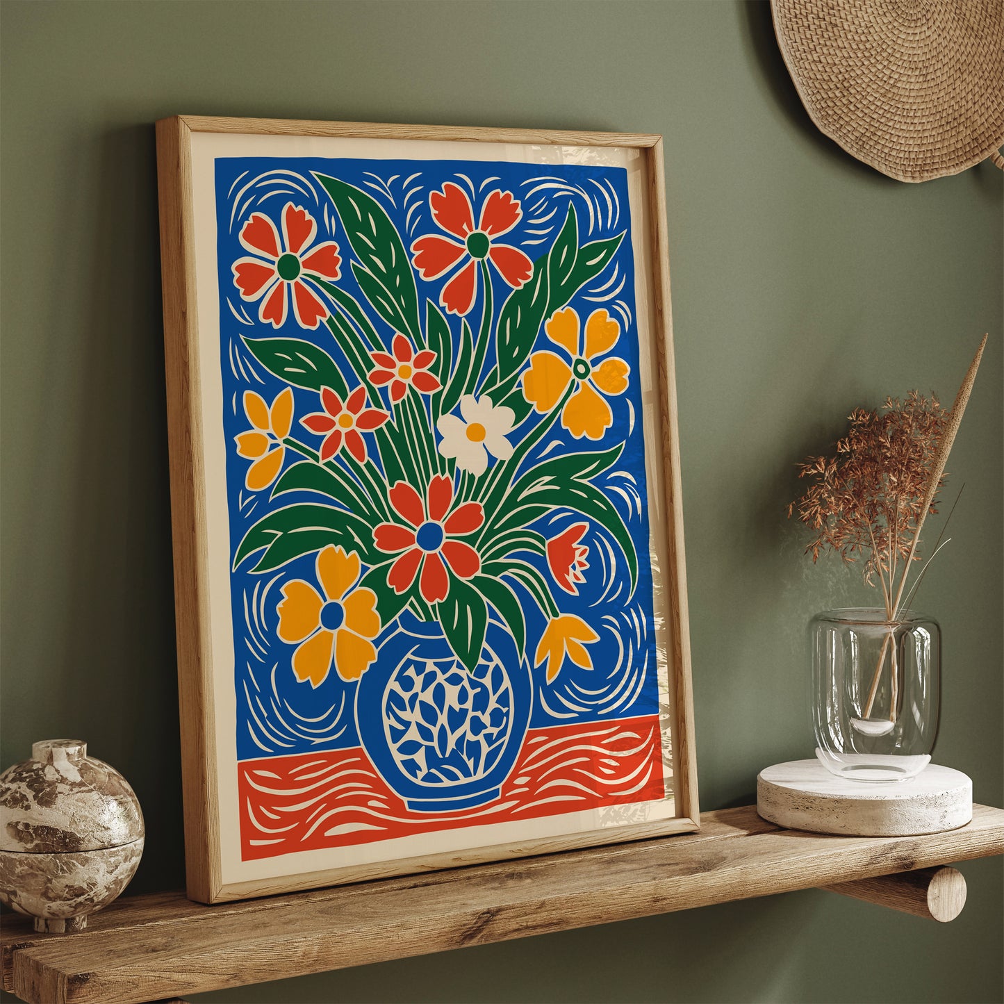 Colorful Bouquet of Flowers Poster