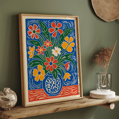 Colorful Bouquet of Flowers Poster