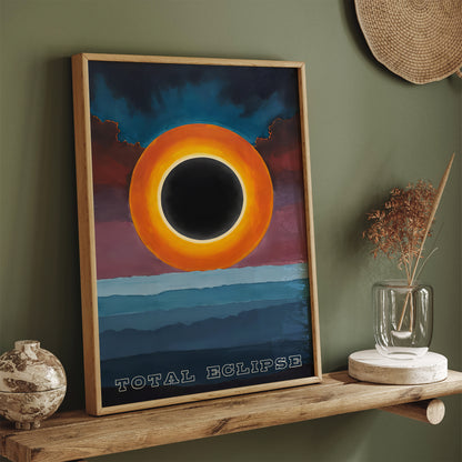 Total Eclipse Poster - Space Art Print