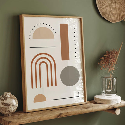 Modern Minimalist Art Print - Aesthetic Home Decor