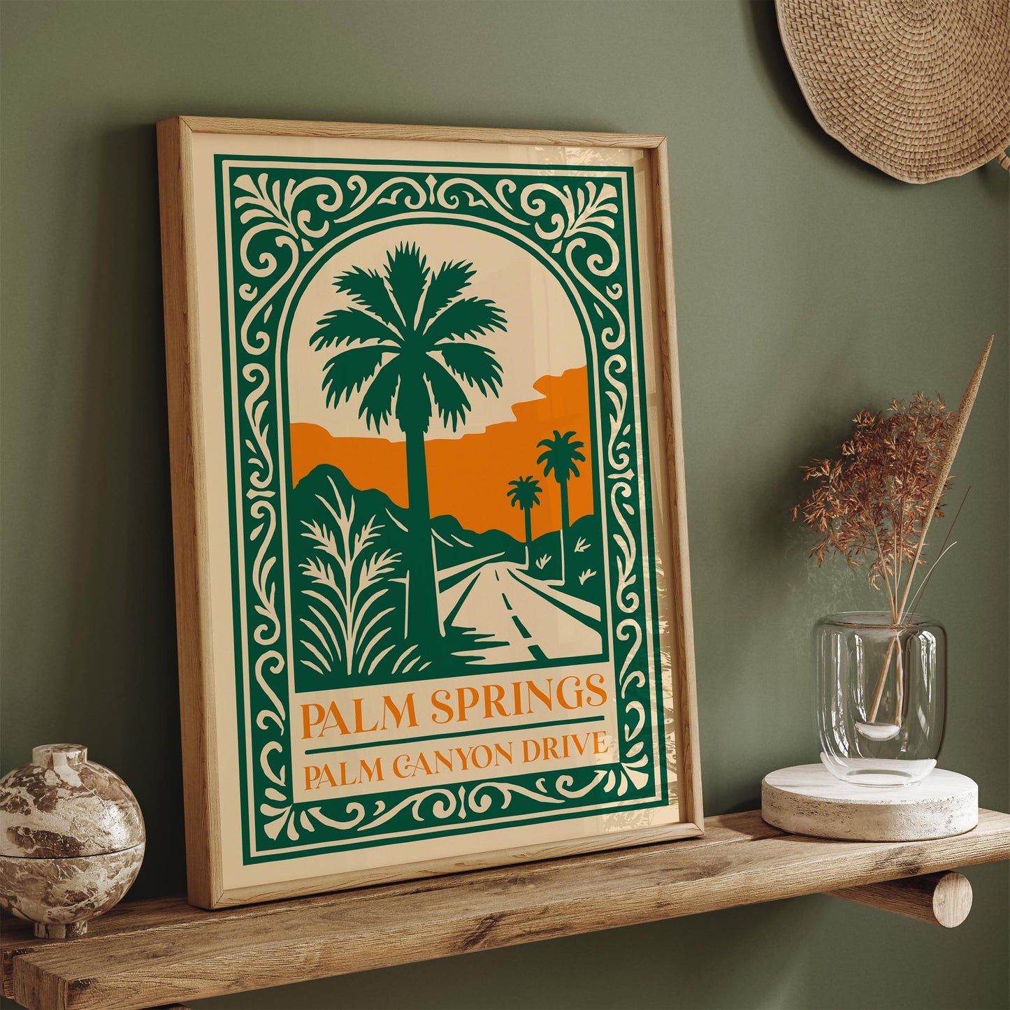 Palm Springs Palm Canyon Drive Poster