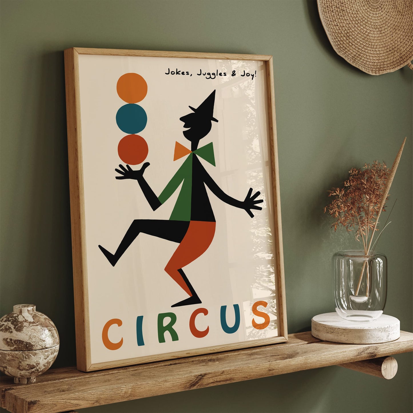 Vintage Circus Print - Retro Entertainment Poster