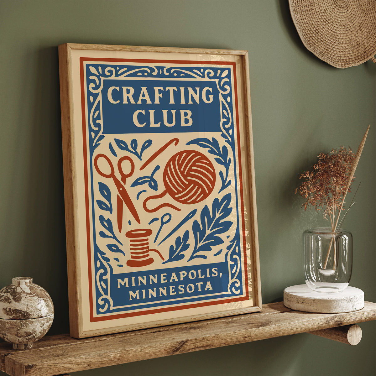 Crafting Club Minneapolis Poster