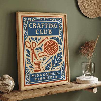 Crafting Club Minneapolis Poster