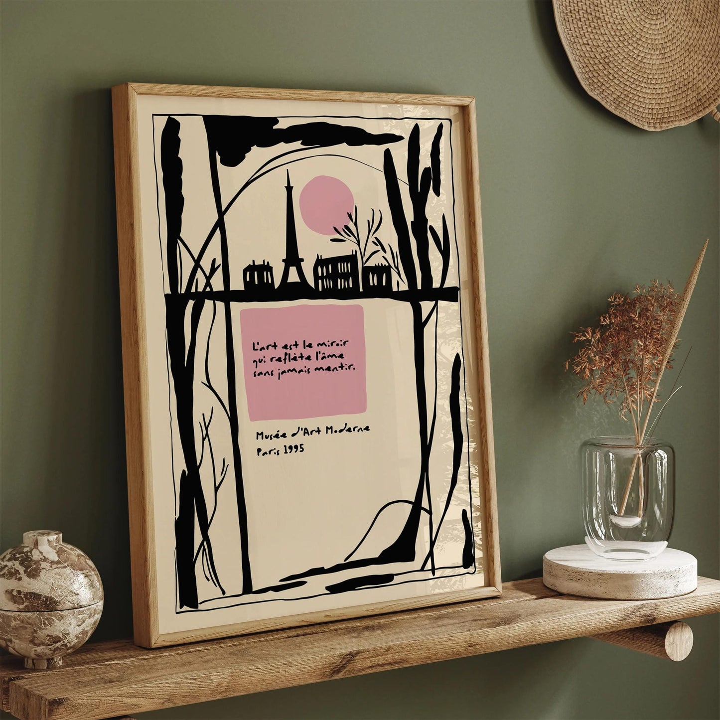 Museum Paris France Poster – Retro Art Print