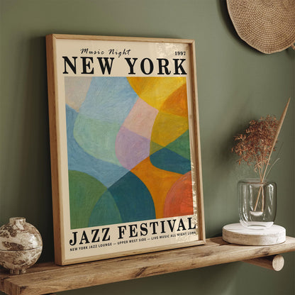New York City Jazz Festival Poster - Music Wall Art