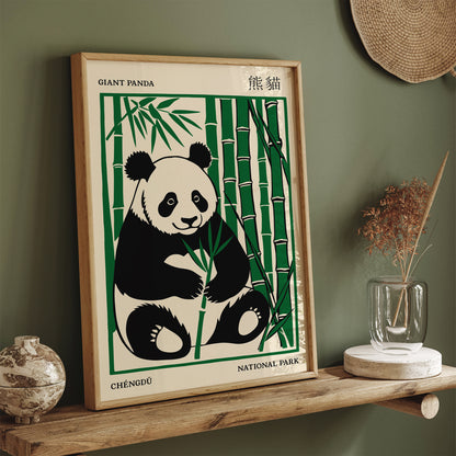 China's Giant Panda National Park Poster