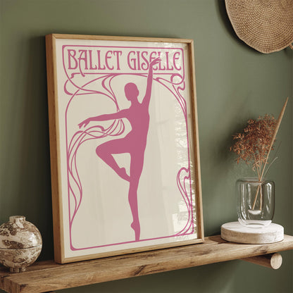Vintage Giselle Ballet Poster