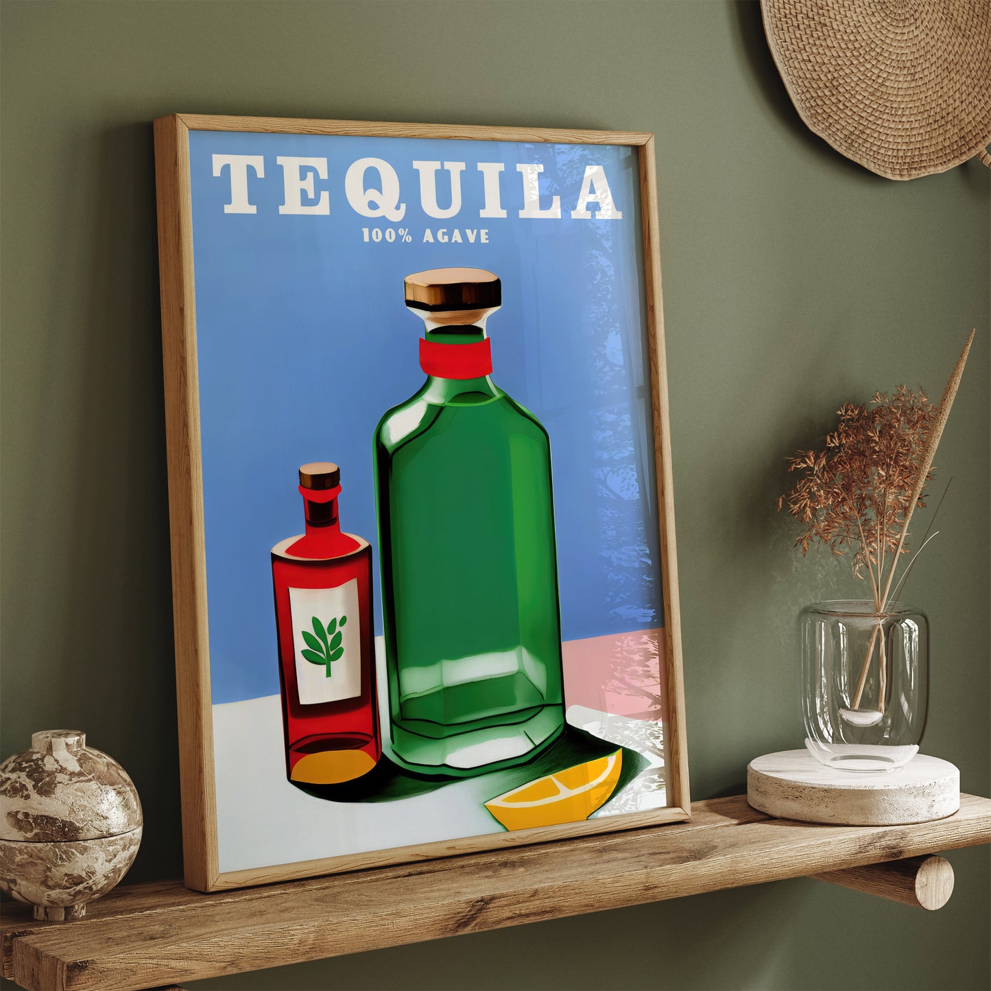 Retro Tequila Advertising Poster