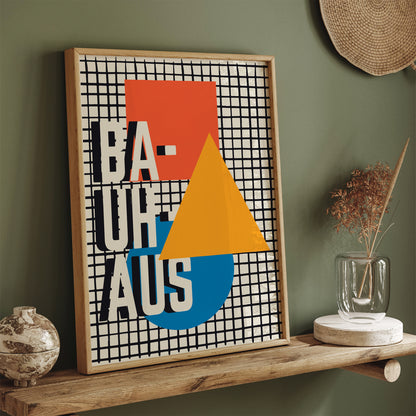 Bauhaus Collage Art Poster