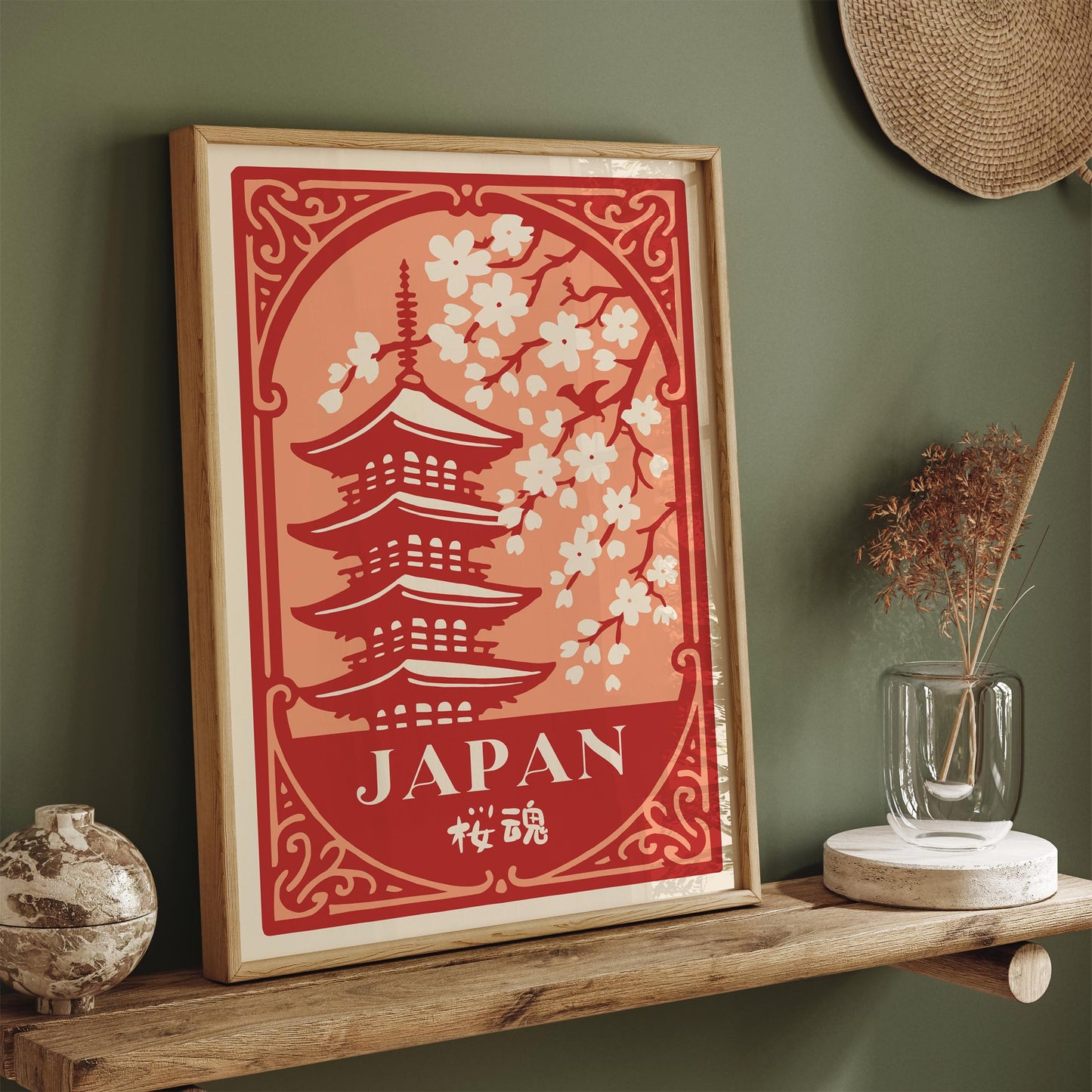 Soul of Sakura Japan Travel Poster