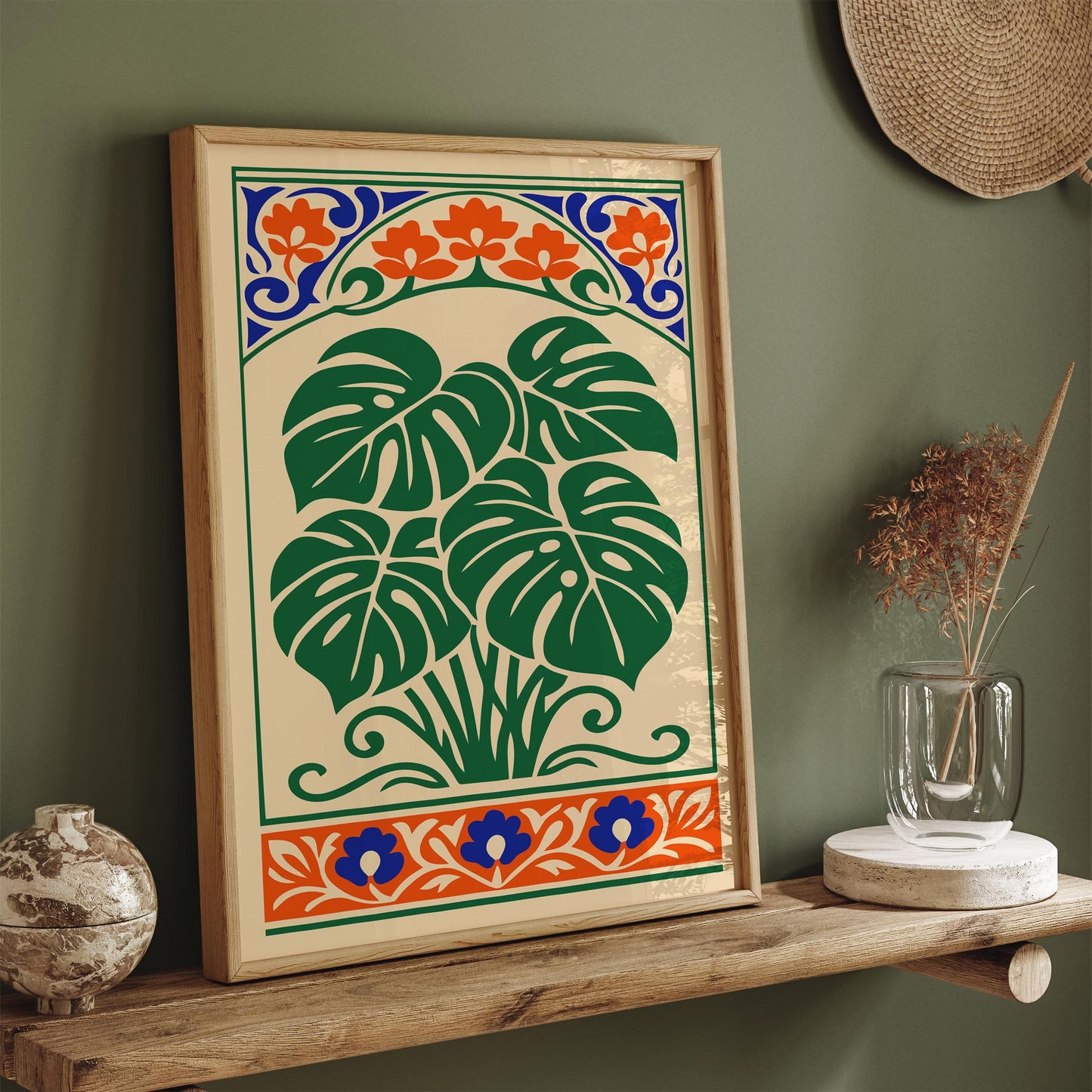 Monstera Plant Wall Art Print