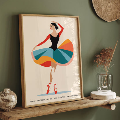 Ballet Show Paris Art Print