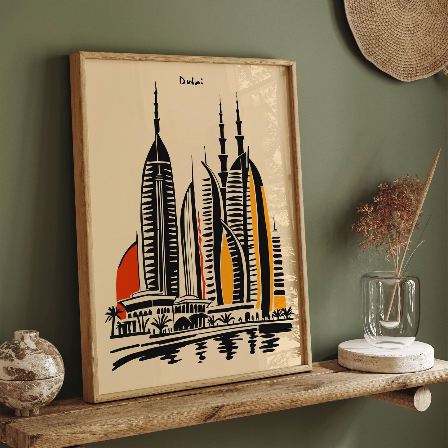 Dubai Architecture Art Print