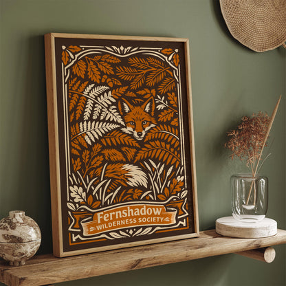 Fernshadow Wilderness Society Art Poster