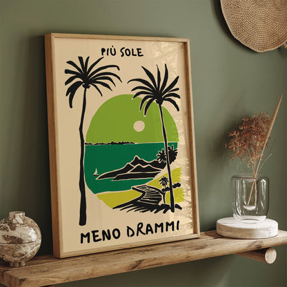 PIÙ SOLE, MENO DRAMMI Poster