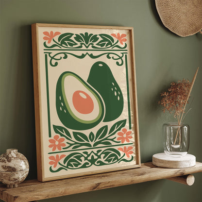 Avocado Poster – Kitchen Wall Art