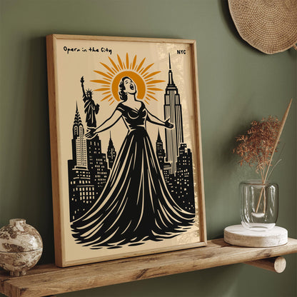 Opera in the City - Music Poster