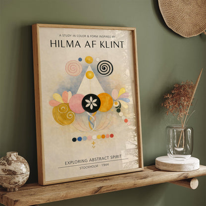 Hilma af Klint inspired Poster