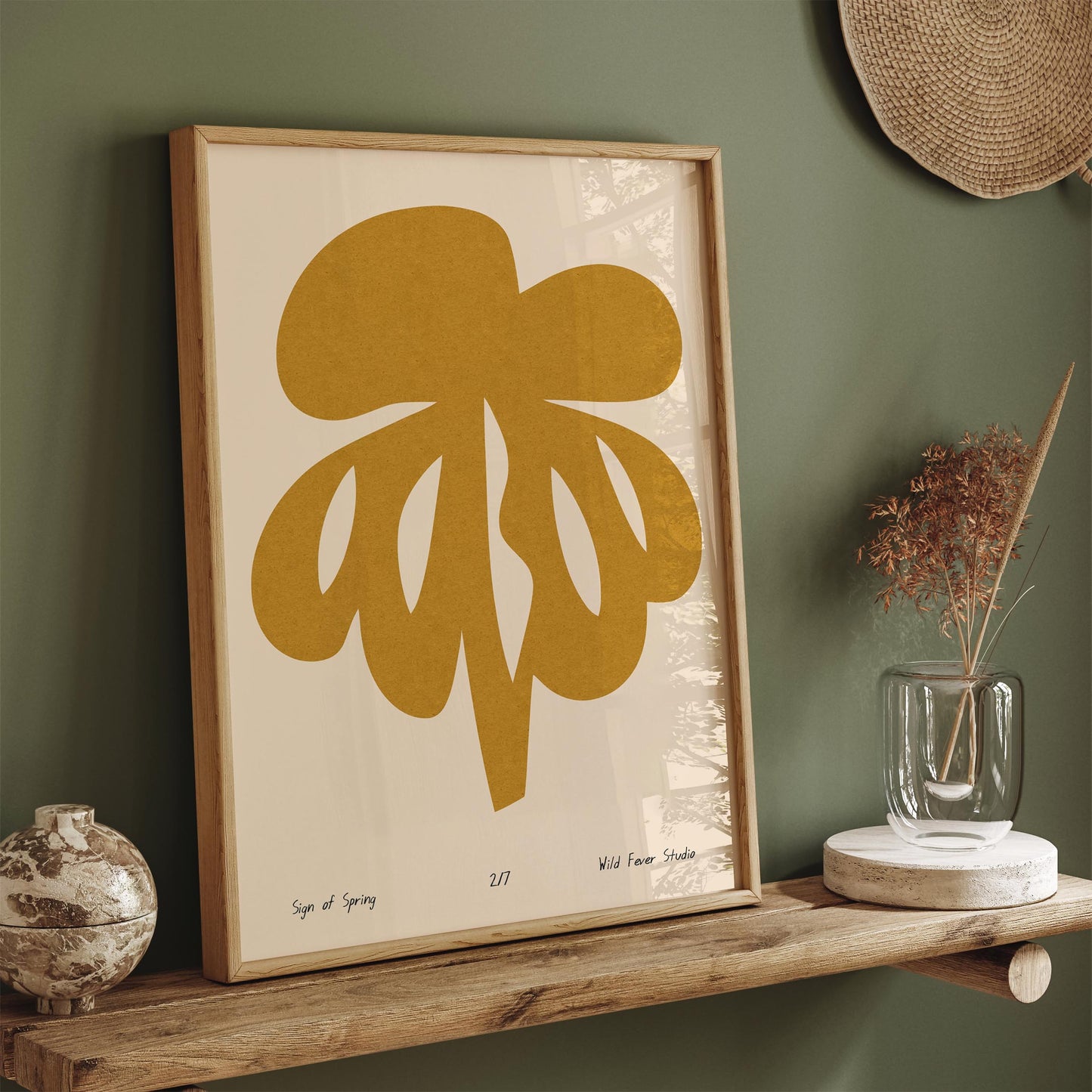 Sign of Spring Abstract Wall Art Poster