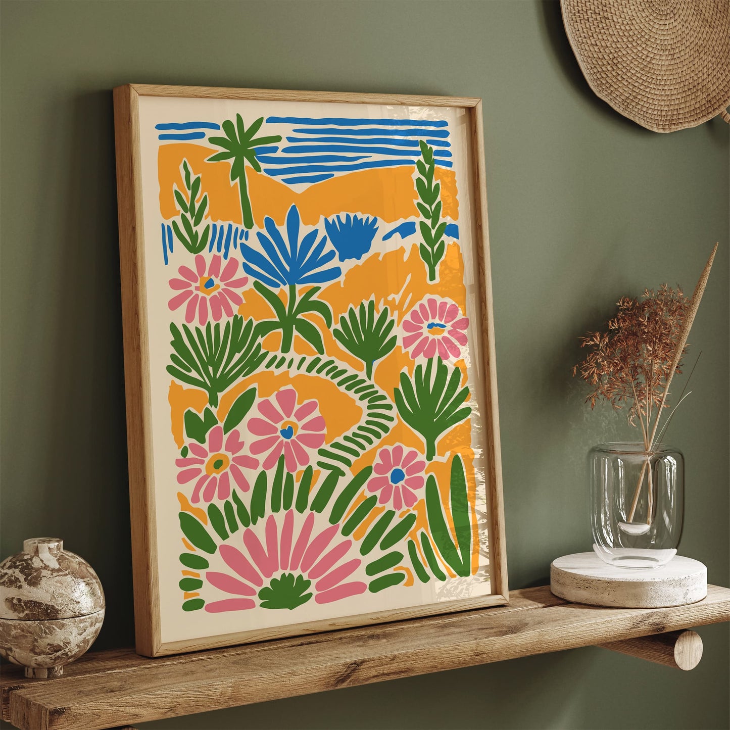 Colorful Texas Landscape Poster