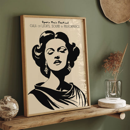 Opera Music Festival Art Print