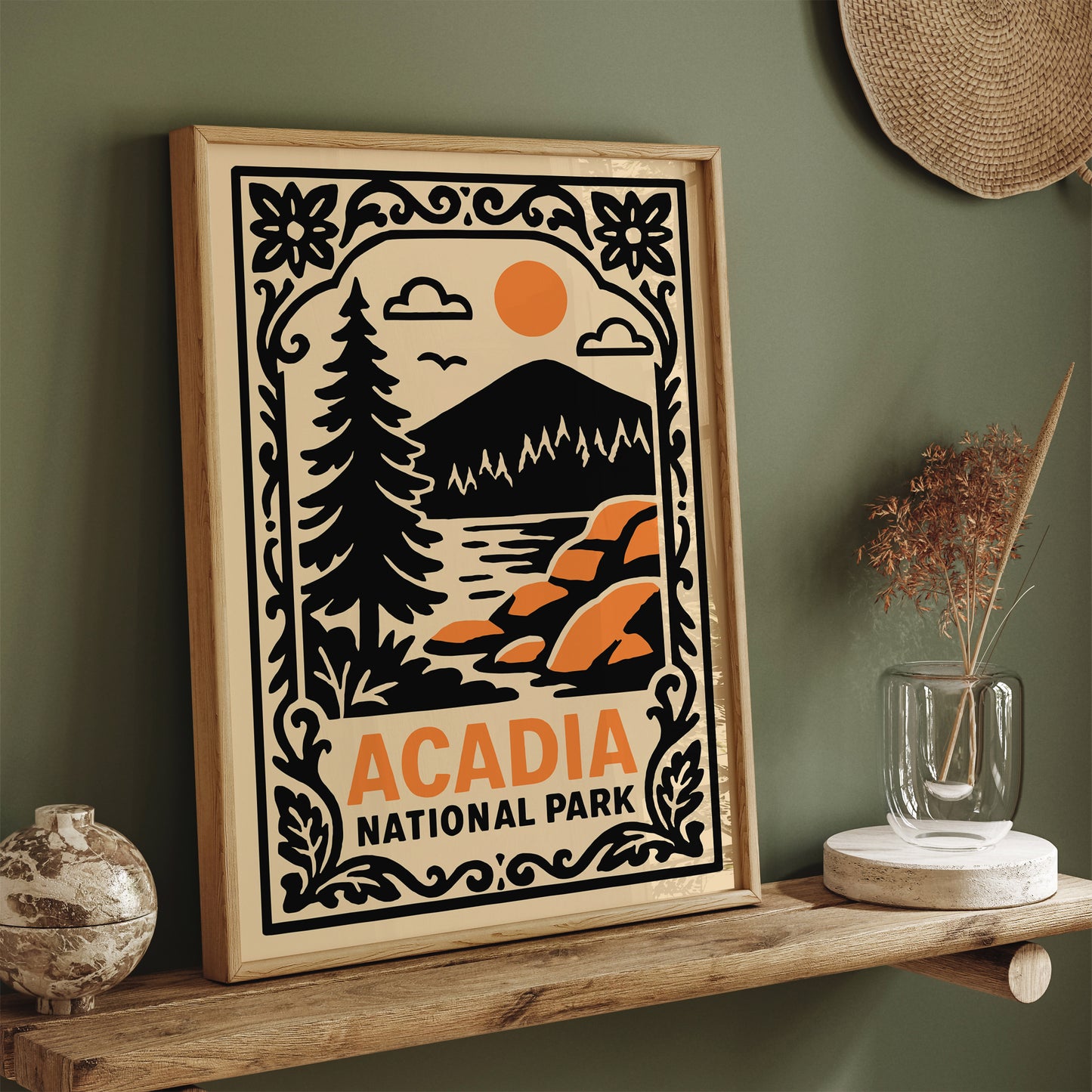 Acadia National Park Poster - Travel Art Print