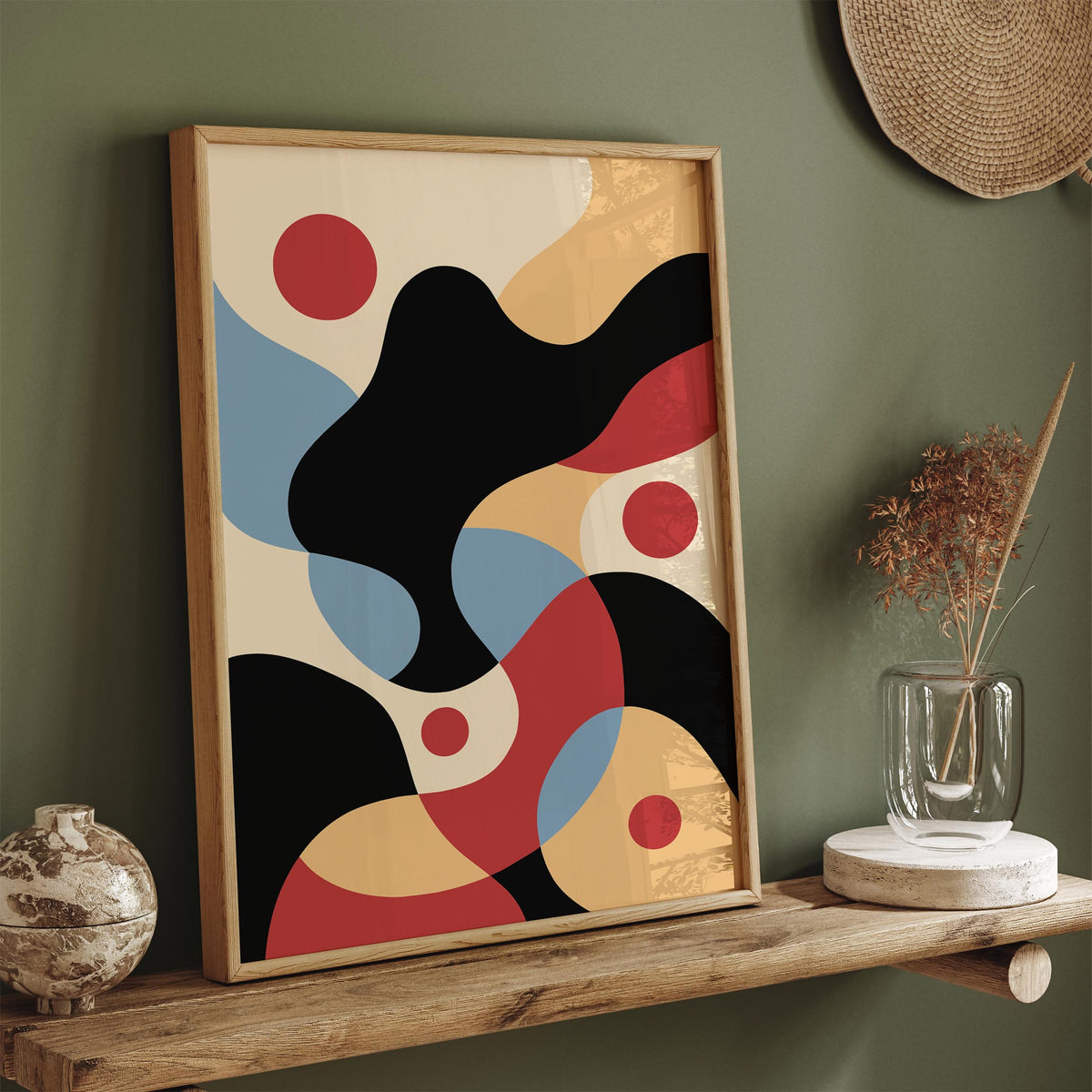Mid Century Modern Abstract Wall Art
