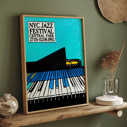 NYC 1992 Jazz Festival Poster