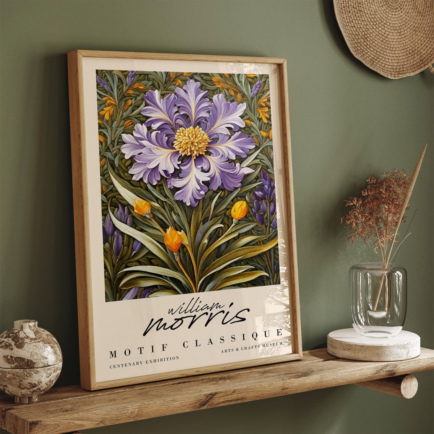 Victorian Flourish: William Morris Botanical Poster