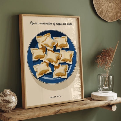 Ravioli Lovers Italian Food Poster